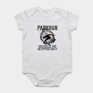 Parkour Obstacles Are An Opportunity Baby Bodysuit